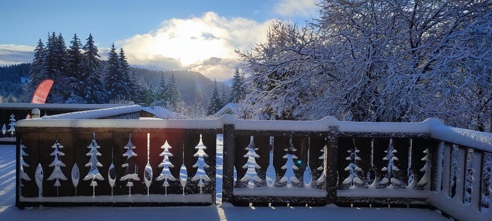 Le Taconet Hotel Le Praz de Lys Bagian luar foto