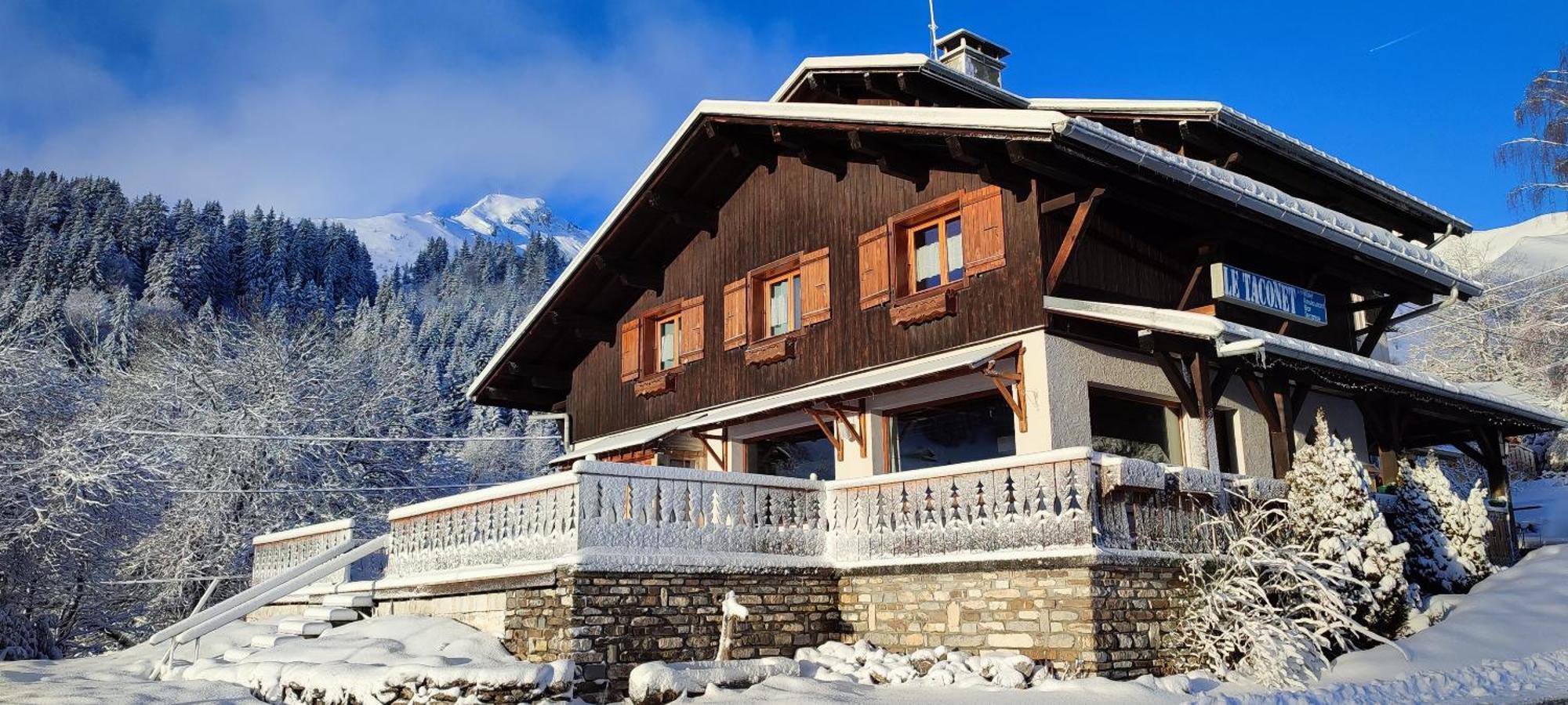 Le Taconet Hotel Le Praz de Lys Bagian luar foto