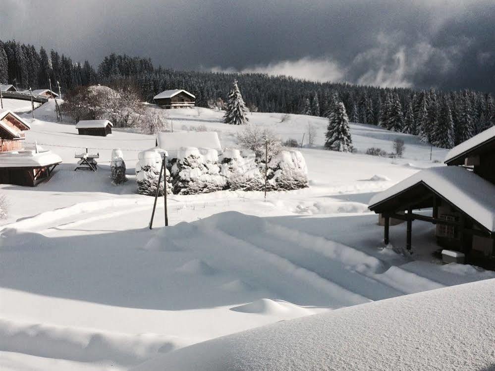 Le Taconet Hotel Le Praz de Lys Bagian luar foto